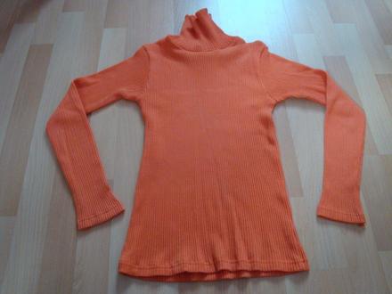 Rolák žebrovaný - oranžový, vel. l, l