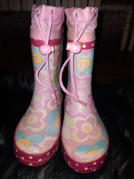 Dívčí gumáky květy vel. 27, vnit.stélka 17 cm, 27