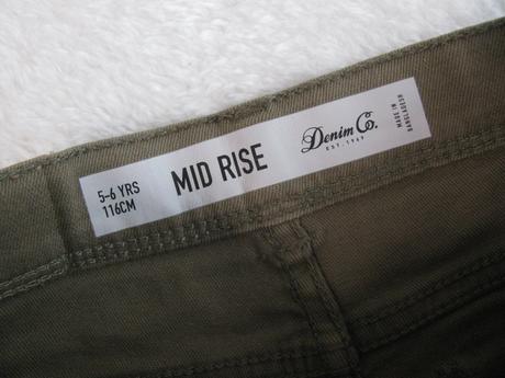 Krásné bavlněné strečové khaki šortky/unisex, denim co,116