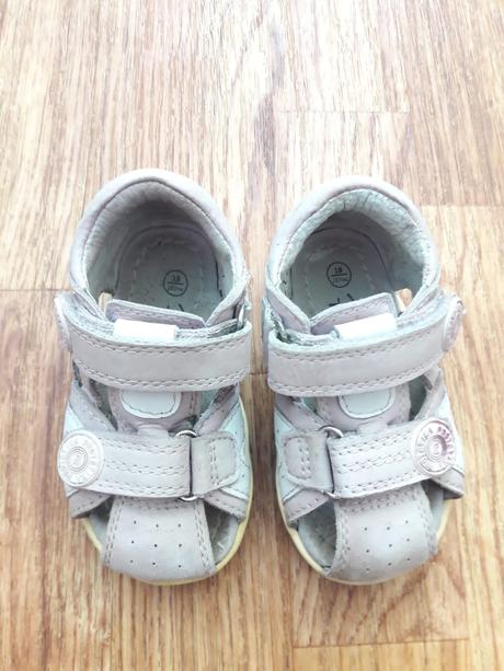 Kožené sandálky protetika, v.19, protetika,19