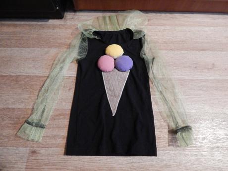 Dětský kostým - tričko zmrzlina,