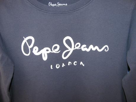 Dětské tmavě modré bavlněné tričko pepe jeans, pepe jeans,140