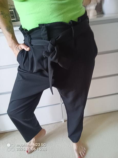 Kalhoty černé zn."h&m" vel."42", h&m,42