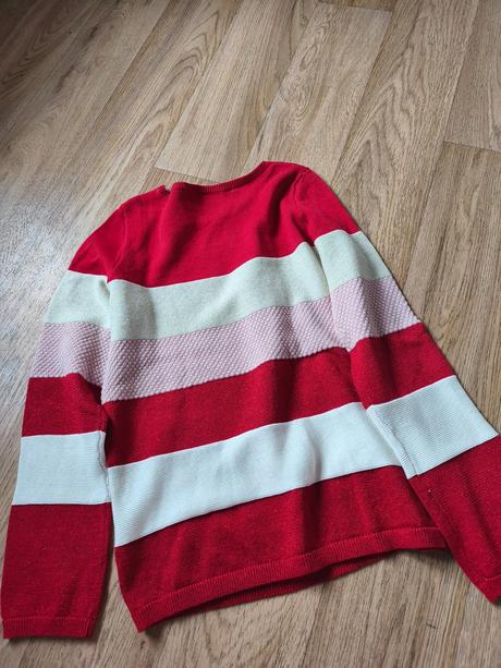 Pruhovaný svetr h&m 134/140, h&m,140