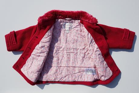 C22	dívčí elegantní fleesový kabátek, next,74