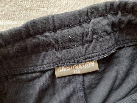 Kalhoty,tepláky s lemem černé, 140