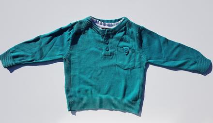 D181 chlapecký svetr s tričkovou vsadkou vel.80-86, george,80