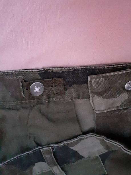 Khaki sukně, h&m,152