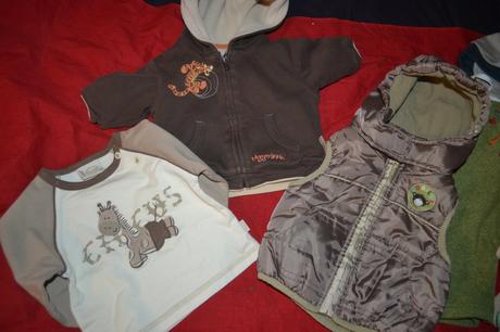 9x podzimní oblečky v.56-62, 50–62