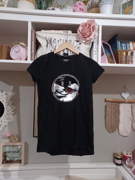 Tričko smajlík s měnícími flitry, reserved,164