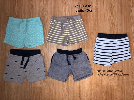 Sada oblečků pro chlapečka, 86–98