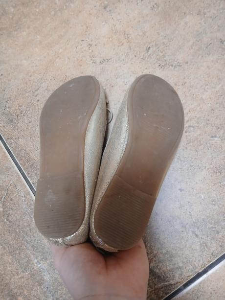 Zlaté baleríny h&m, vel. 29, h&m,29