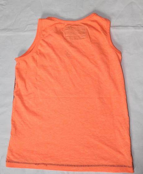 Ob36. meruňkové tílko s džínovou kapsičkou 7-8 let, next,128