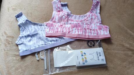 Crop top 134/140 lambadová podrsenka 2ks, george,134 / 140