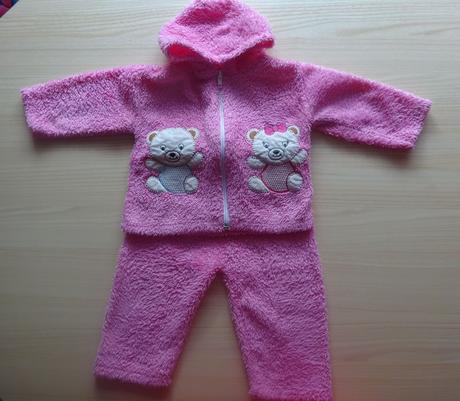 Chlupatá mikina a tepláčky, vel. 74/80, 74