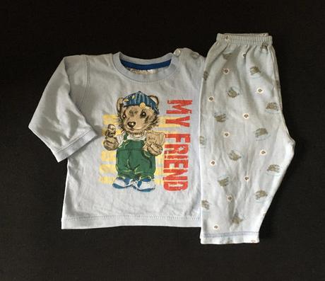 Vel. 68 modrý komplet se zvířátky, 68