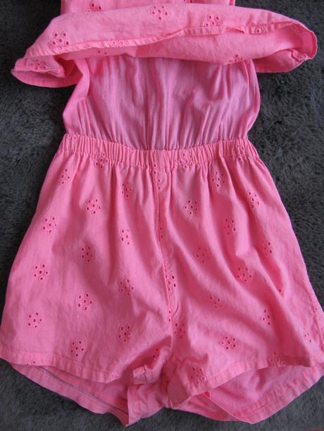 Letní plátěný kraťasový overal, f&f,110