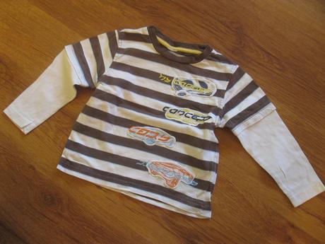 Pruhované triko s auty, 92