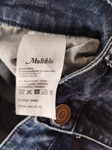 Džíny zn. multiblu vel.40, 40