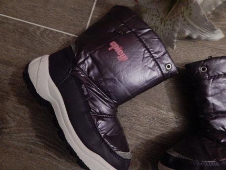 Fialove zimní botky na zips, 30