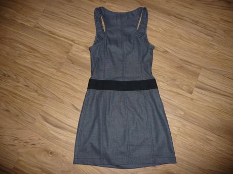 Šedé šaty trf collection vel.s, s