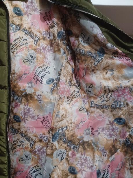 Zimní bunda s kožíškem, s