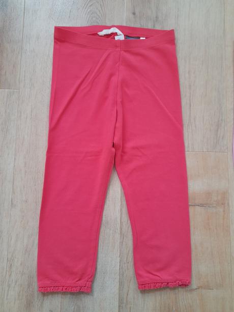 2 x tričtvrteční legíny, vel 122/128, h&m,122