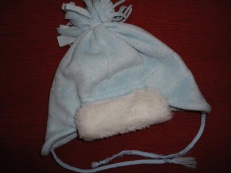 Fleec čepička se střapcem, vel. 1-1,5 roku, 80