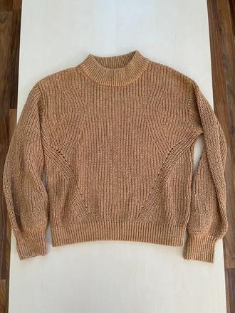 Svetr zlatá nit, vel s, hm, h&m,s