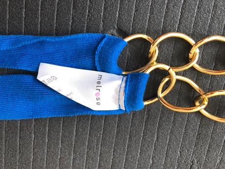 Modre saty uplet s paskem melrose 34, 34