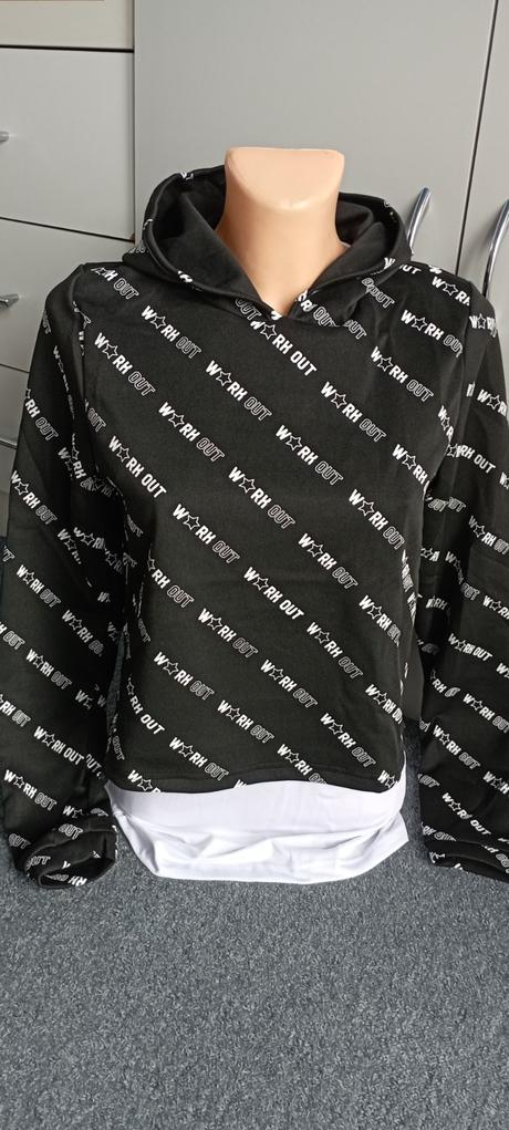 2v1 tílko + croptop mikina zn."ergeenomixx", 164