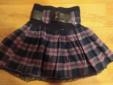 Dívčí podzimní sukně k legínám, v. 140, 140