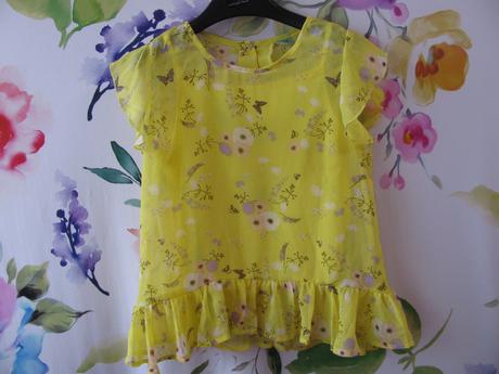 Letní dívčí halenka s elastickým tričkem, 140