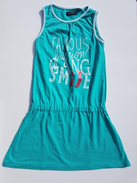 G227 dívčí letní šaty vel. 116-122, 116