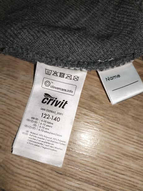 Čepice 6 - 10 let zánovní crivit, crivit,128