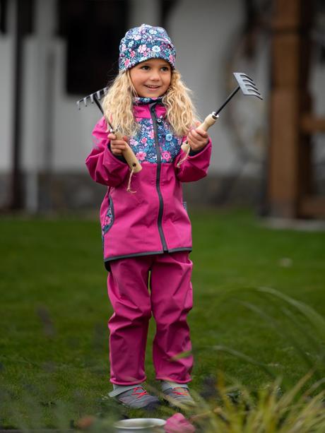 Softshellová bunda unuo dívčí vel. 86/92, unuo,86 / 92