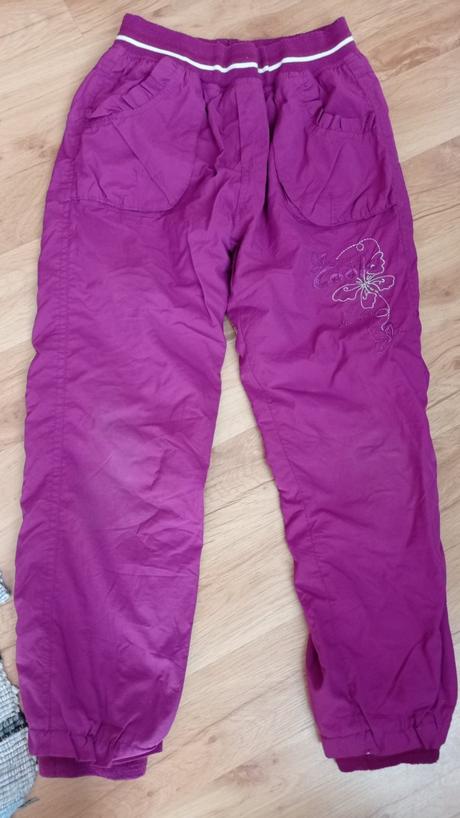 Šusťákové kalhoty 146/152, good children,146