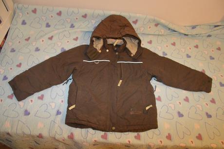 128 zimní lyžařská bunda oteplené kalhoty, 128