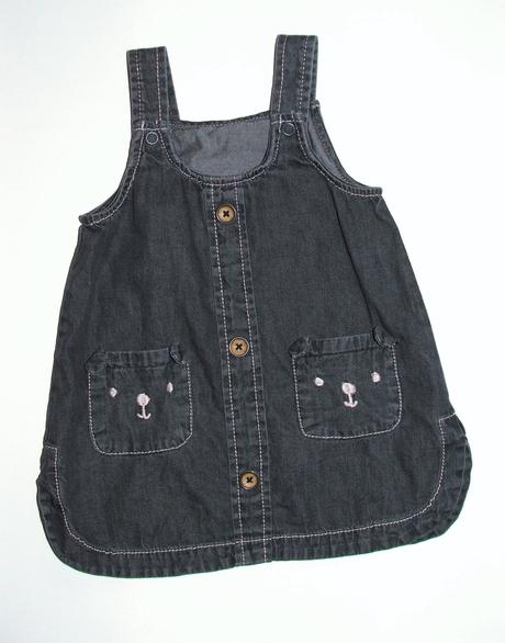 P688 riflová šatovka vel. 74, nutmeg,74