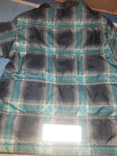 Klučičí bunda čáry a kostičky vel. 80 - 86, topomini,80