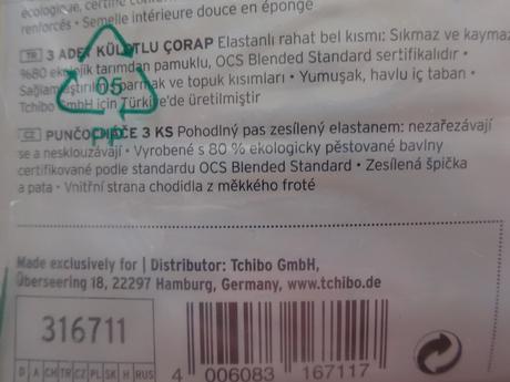 2x 3 páry punčocháčů, vel. 74/80 - tchibo, tcm,74
