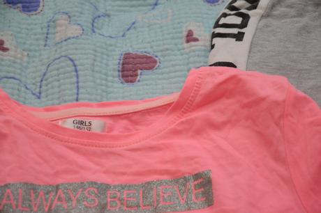 140 girls komplet bavlněné triko tepláky, 140