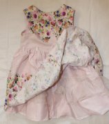 Bf257. růžičkové šaty 9-12 měs., 80