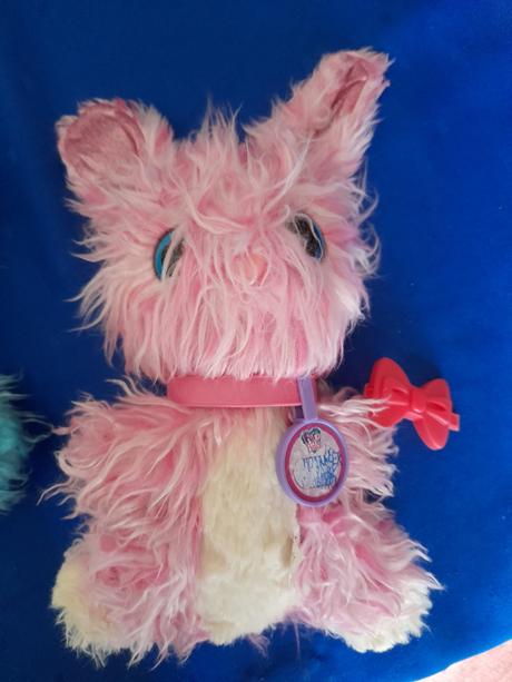 Pejsek a kocour do vany na koupání z bambule, 