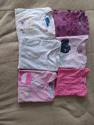 Trička dlouhý rukáv 116, 116