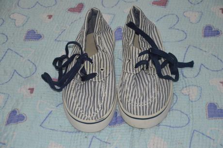 Námořnické plátěnky, letní boty, 36