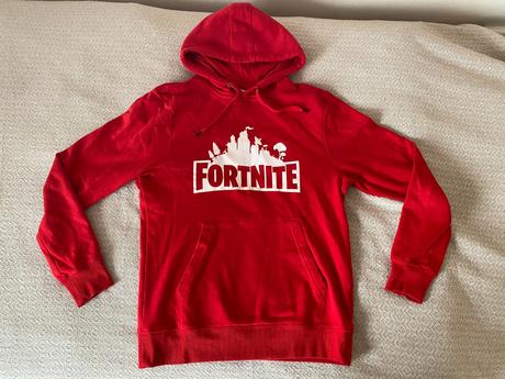 Pánská mikina cape fortnite červená vel. s, s