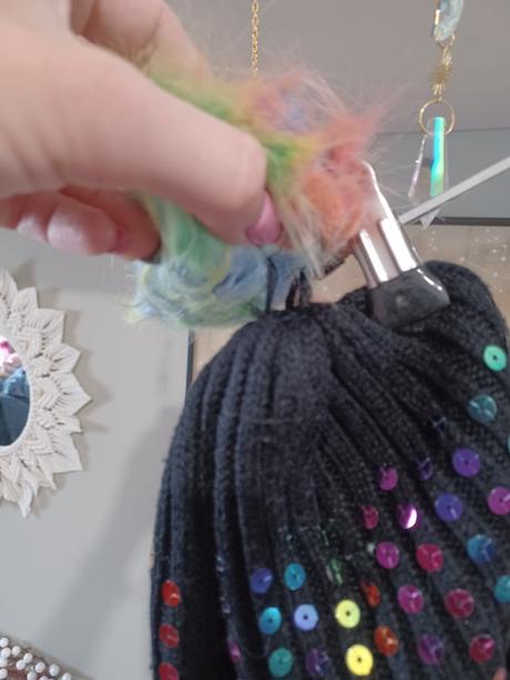 Čepice kulíšek s flitry claire's uni vel, 