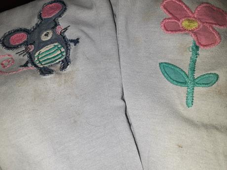 Dívčí tepláky nášivky vel. 110 - 116, next,110