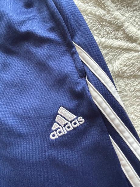 K4/ tepláky modré - v.9/10 let, adidas,140